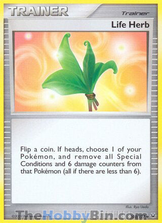 Life Herb #108/127 Uncommon - Platinum Pokemon card