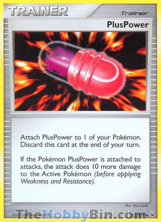 PlusPower #112/127 Uncommon - Platinum Pokemon card