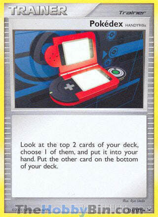 Pokedex HANDY910is #114/127 Uncommon - Platinum Pokemon card