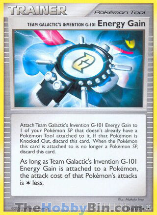 Team Galactic's Invention G-101 Energy Gain #116/127 Uncommon - Platinum Pokemon card