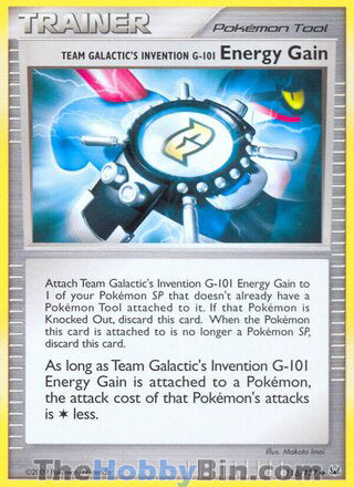 0116 Team Galactic's Invention G-101 Energy Gain Uncommon Platinum