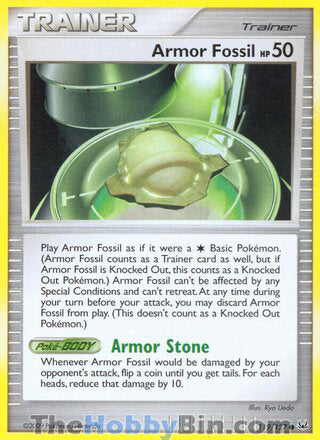 Armor Fossil #119/127 Common - Platinum Pokemon card