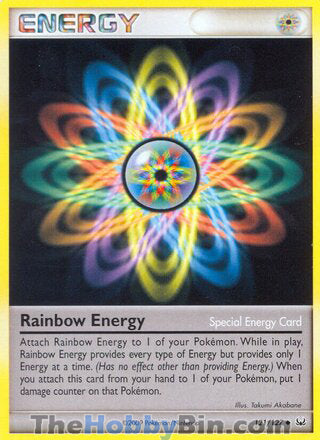 Rainbow Energy #121/127 Uncommon - Platinum Pokemon card