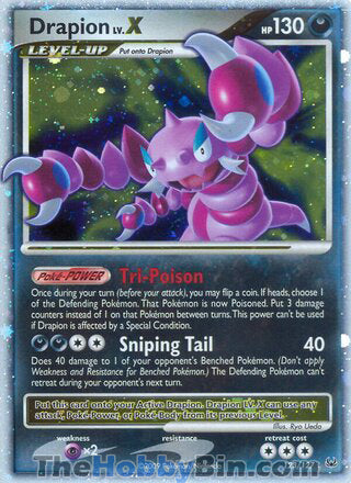Drapion LV.X #123/127 Ultra Rare - Platinum Pokemon card