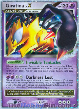 0124 Giratina LV.X Ultra Rare Platinum
