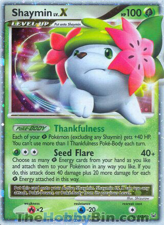 Shaymin Lv.X Platinum Ultra Rare #126/127