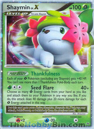 Shaymin Lv.X #126 Ultra Rare