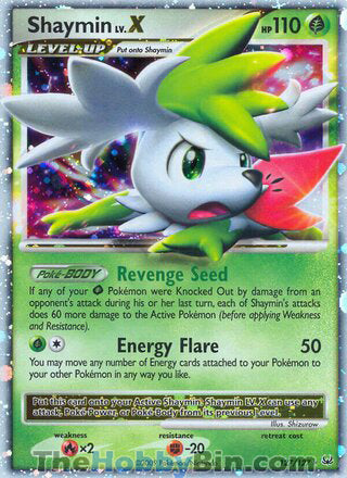 Shaymin Lv.X #127/127 Ultra Rare - Platinum Pokemon card