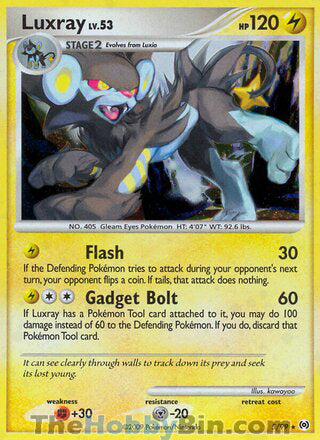 Luxray Platinum Arceus Holo Rare #5/99