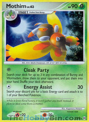 0006 Mothim Holo Rare Arceus