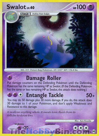 0009 Swalot Holo Rare Arceus