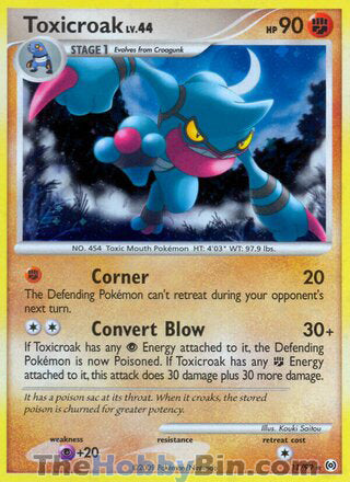 0011 Toxicroak Holo Rare Arceus