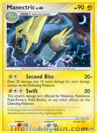 Manectric Platinum Arceus Rare #22/99