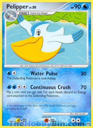 Pelipper #24/99 Rare - Platinum Arceus Pokemon card