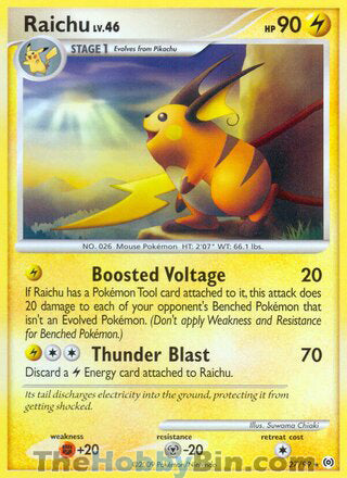 0027 Raichu Rare Arceus