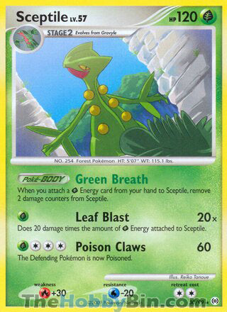 Sceptile Platinum Arceus Rare #30/99