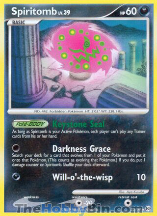 Spiritomb Platinum Arceus Rare #32/99