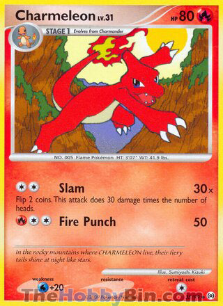 Charmeleon Platinum Arceus Uncommon #35/99