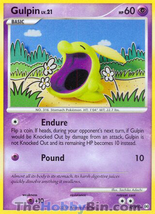 Gulpin Platinum Arceus Uncommon #40/99