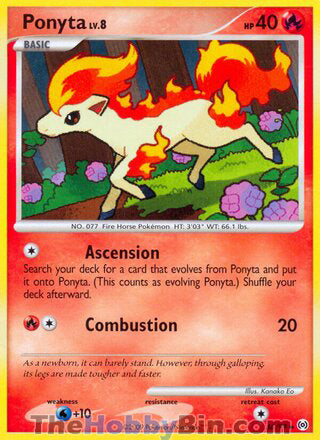 Ponyta #46/99 Uncommon - Platinum Arceus Pokemon card