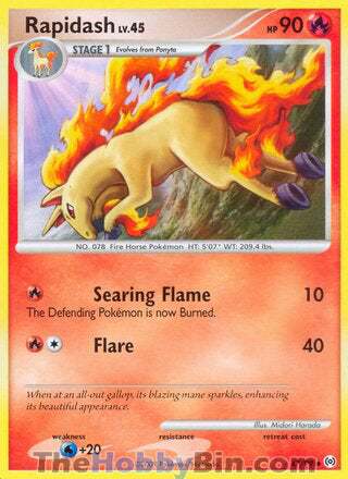 Rapidash Platinum Arceus Uncommon #47/99