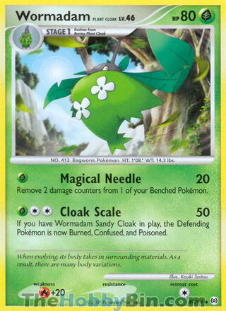 Wormadam Plant Cloak Platinum Arceus Uncommon #49/99