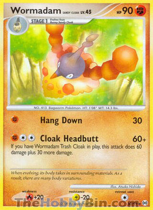0050 Wormadam Sandy Cloak Uncommon Arceus