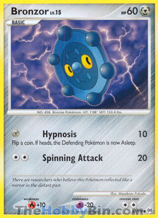 Bronzor Platinum Arceus Common #54/99
