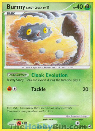 Burmy Sandy Cloak Platinum Arceus Common #57/99