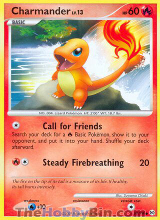 Charmander #59/99 Common - Platinum Arceus Pokemon card