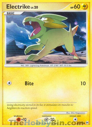 Electrike Platinum Arceus Common #63/99