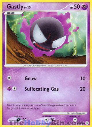 Gastly Platinum Arceus Common #64/99