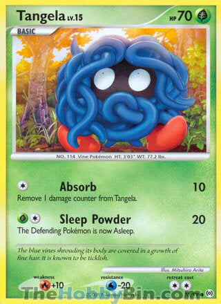Tangela #76/99 Common - Platinum Arceus Pokemon card