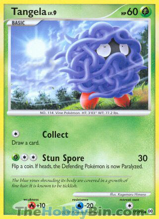 Tangela #77/99 Common - Platinum Arceus Pokemon card