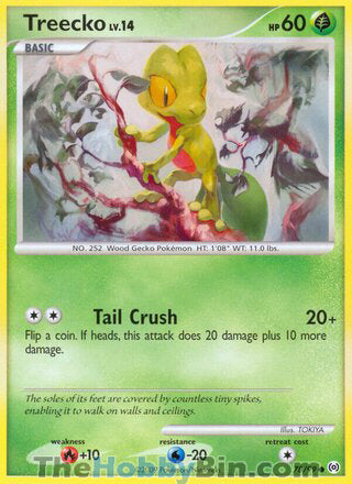 Treecko Platinum Arceus Common #78/99