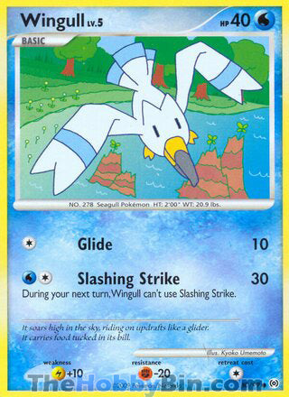 Wingull Platinum Arceus Common #80/99
