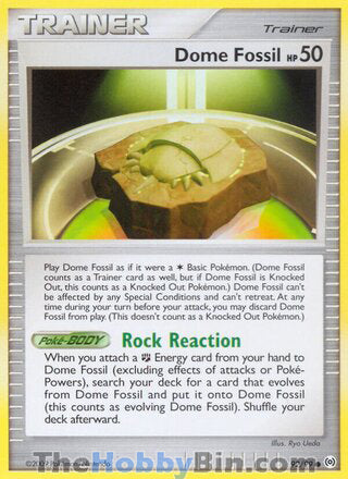Dome Fossil Platinum Arceus Common #92/99