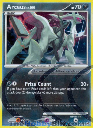 Arceus Platinum Arceus Holo Rare #AR1