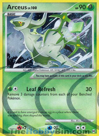 Arceus Platinum Arceus Holo Rare #AR2