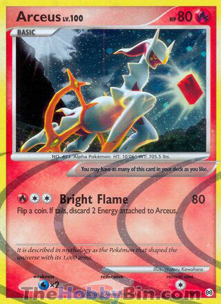 Arceus Platinum Arceus Holo Rare #AR3