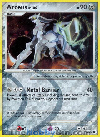 Arceus Platinum Arceus Holo Rare #AR9