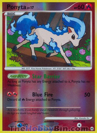 Ponyta Platinum Arceus Shiny Holo Rare #SH11