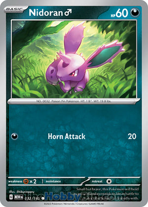 0032 Nidoran M Common Pokemon 151