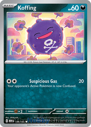 0109 Koffing Common Pokemon 151