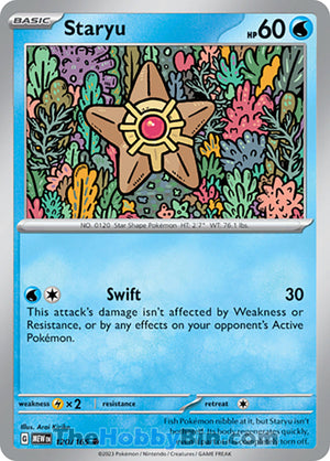 0120 Staryu Common Pokemon 151
