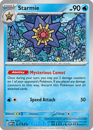 0121 Starmie Rare Pokemon 151