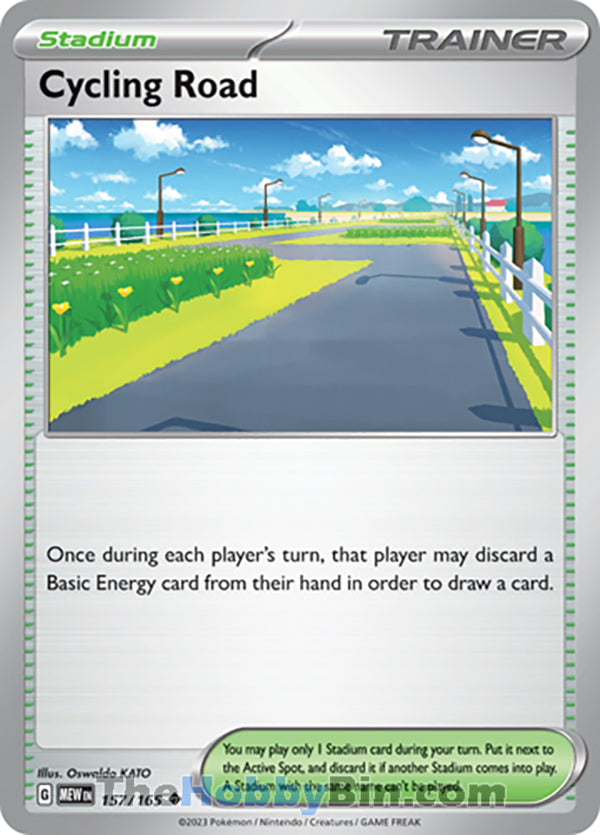 Cycling Road Pokemon 151 Uncommon #157/165