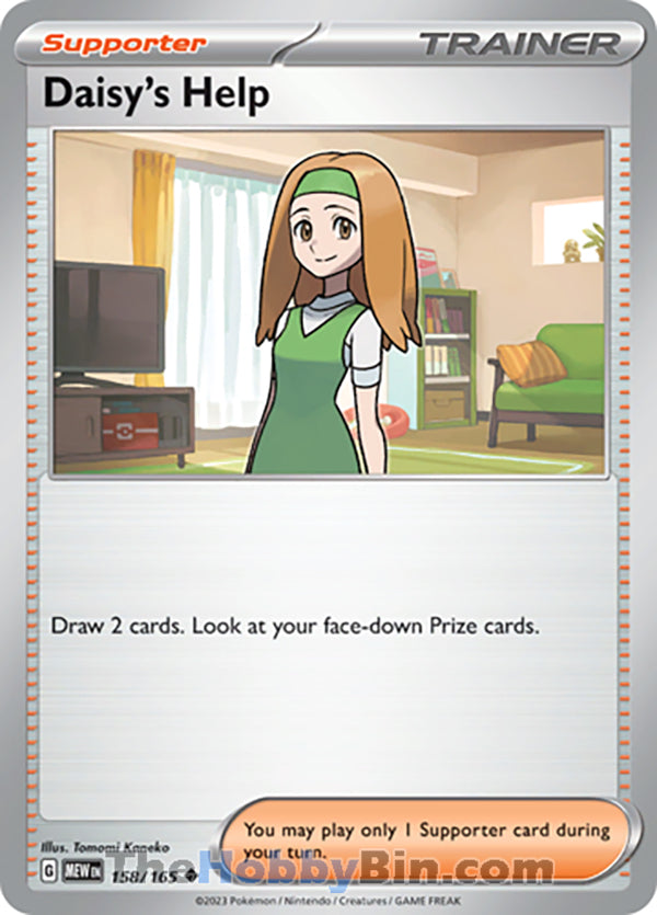 Daisy's Help #158/165 Uncommon - Pokemon 151 Pokemon card