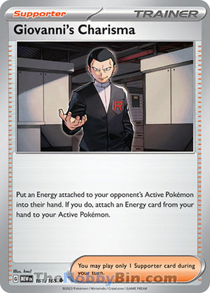 0161 Giovanni's Charisma Uncommon Pokemon 151