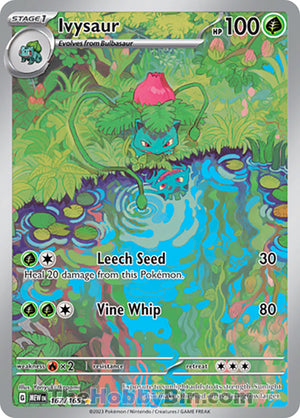 0167 Ivysaur Illustration Rare Pokemon 151
